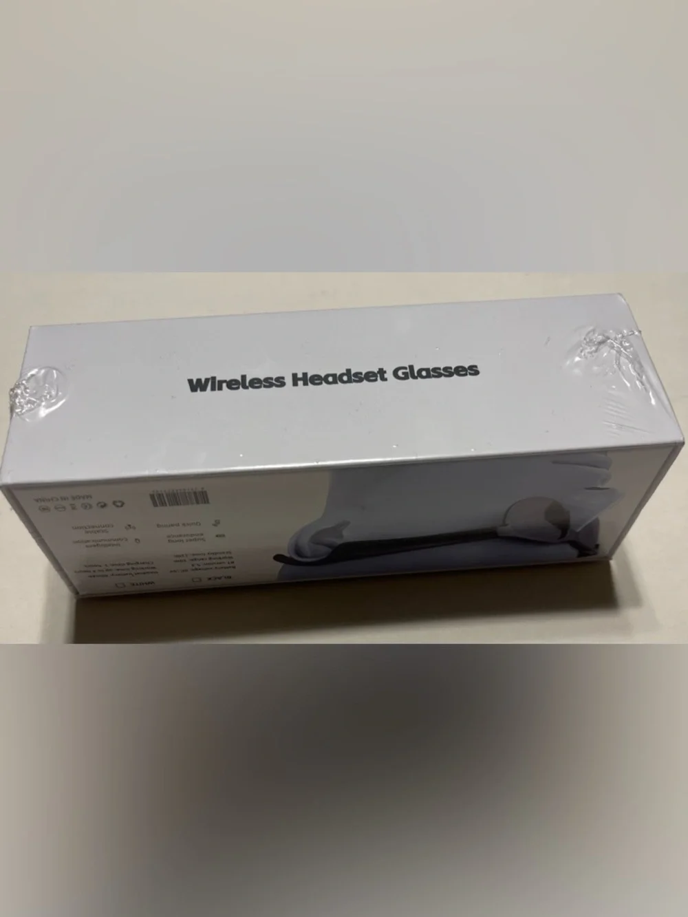 XG88 Pro Wireless Headset Glasses - Black